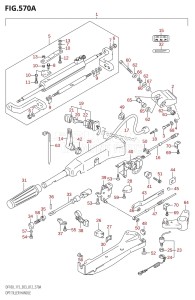 DF115Z From 11502Z-010001 (E03)  2010 drawing OPT:TILLER HANDLE