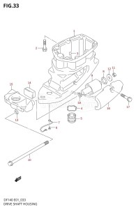 DF140 From 14001Z-980001 (E01 E40)  2009 drawing DRIVE SHAFT HOUSING