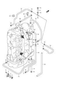 Outboard DF 175 drawing Thermostat