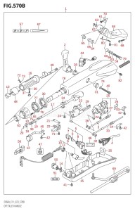 04003F-340001 (2023) 40hp E01 E11-Gen. Export 1-and 2 (DF40A  DF40AQH  DF40AT  DF40ATH) DF40A drawing OPT:TILLER HANDLE (DF40AST,DF60A,DF50AVT,DF60AVT,DF40ASVT)