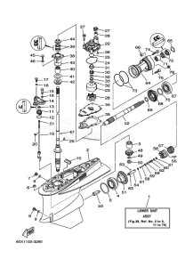 Z250F drawing LOWER-CASING-x-DRIVE-1