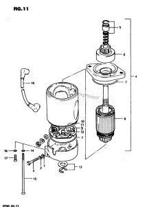 DT60 From 06001-301001 ()  1983 drawing STARTING MOTOR