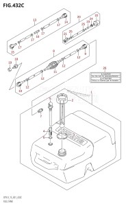 DT15 From 01501K-151001 (E36)  2001 drawing FUEL TANK