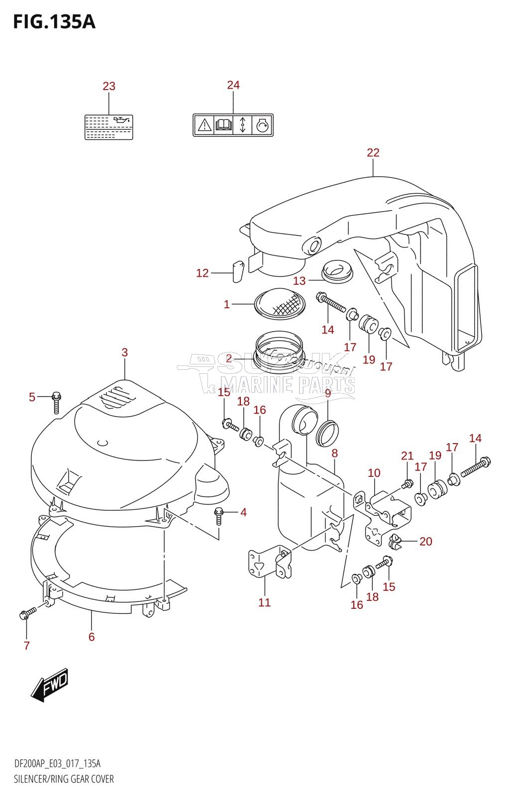 SILENCER /​ RING GEAR COVER