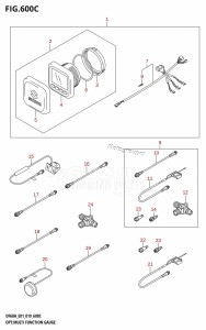 DF50A From 05004F-910001 (E01)  2019 drawing OPT:MULTI FUNCTION GAUGE (DF60A,DF50AVT,DF60AVT)