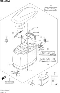 22503F-910001 (2019) 225hp E03-USA (DF225T) DF225T drawing ENGINE COVER (DF225T,DF225Z)