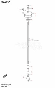 DF70A From 07003F-810001 (E03)  2018 drawing CLUTCH ROD