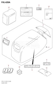 DT9.9 From 00996-210001 (P40)  2012 drawing ENGINE COVER (DT9.9:P40)