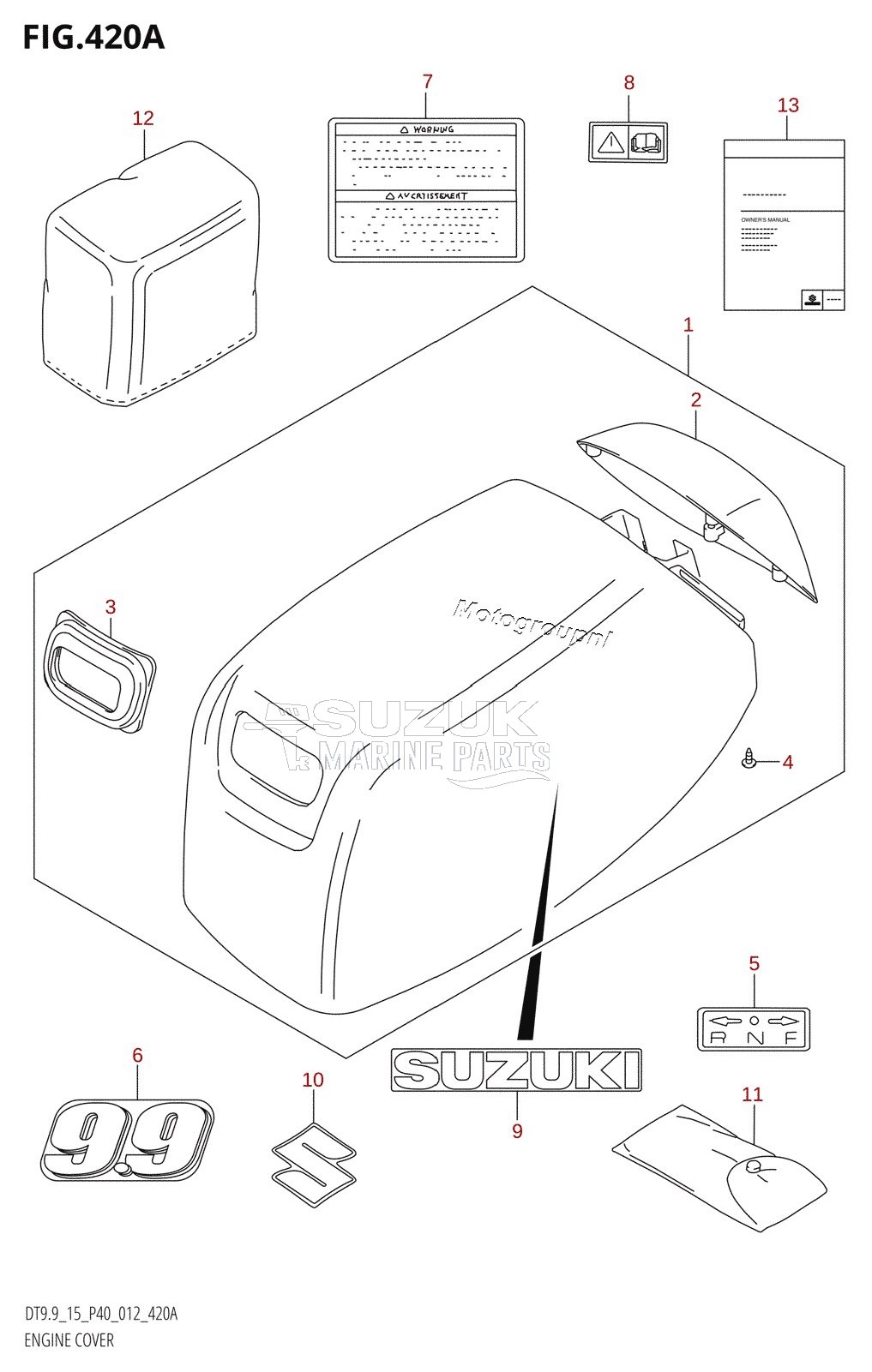 ENGINE COVER (DT9.9:P40)