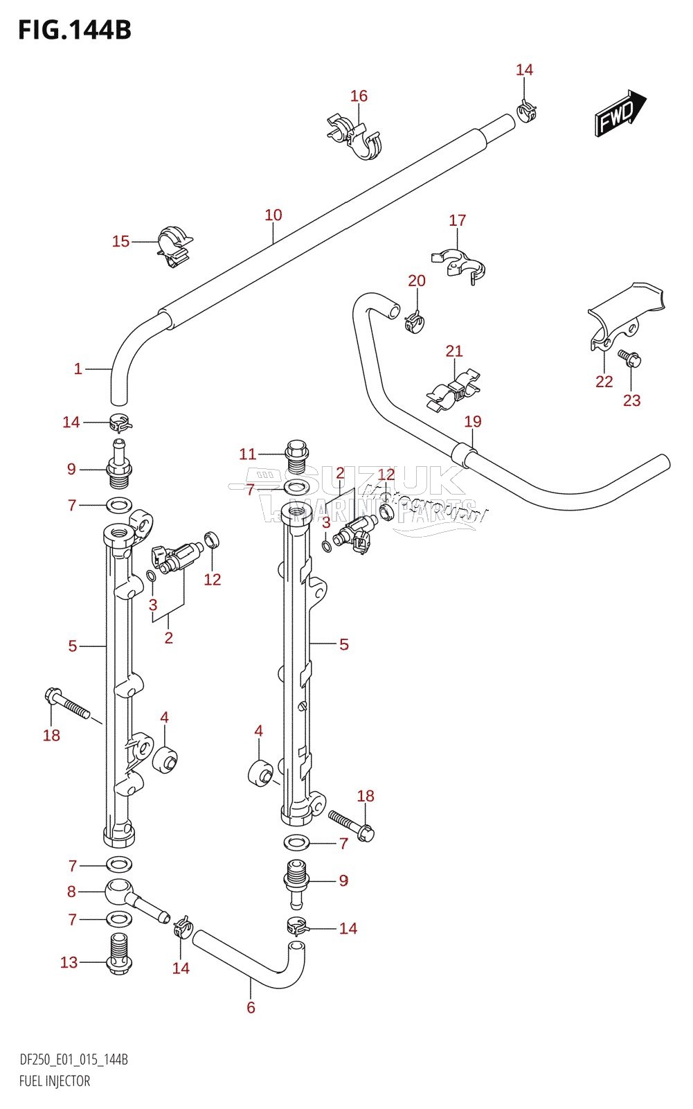 FUEL INJECTOR (DF200T:E40)