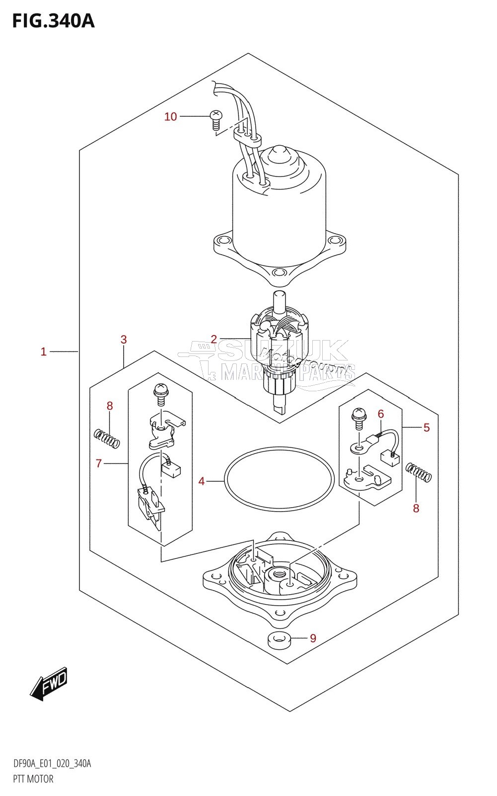 PTT MOTOR (DF70A,DF70ATH,DF80A,DF90A,DF90ATH)