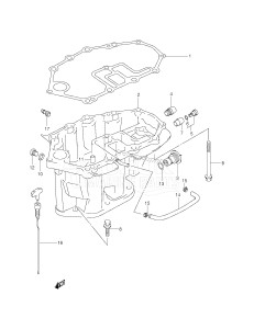 DF25T From 02501F-371001 ()  2003 drawing OIL PAN