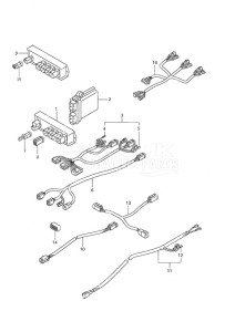 DF 250 drawing Harness (2008 & Newer)