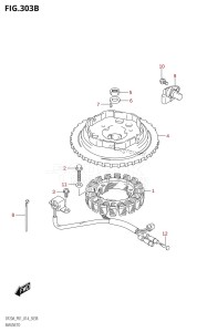 DF20A From 02002F-410001 (P01)  2014 drawing MAGNETO (DF15A:P01:M-STARTER)