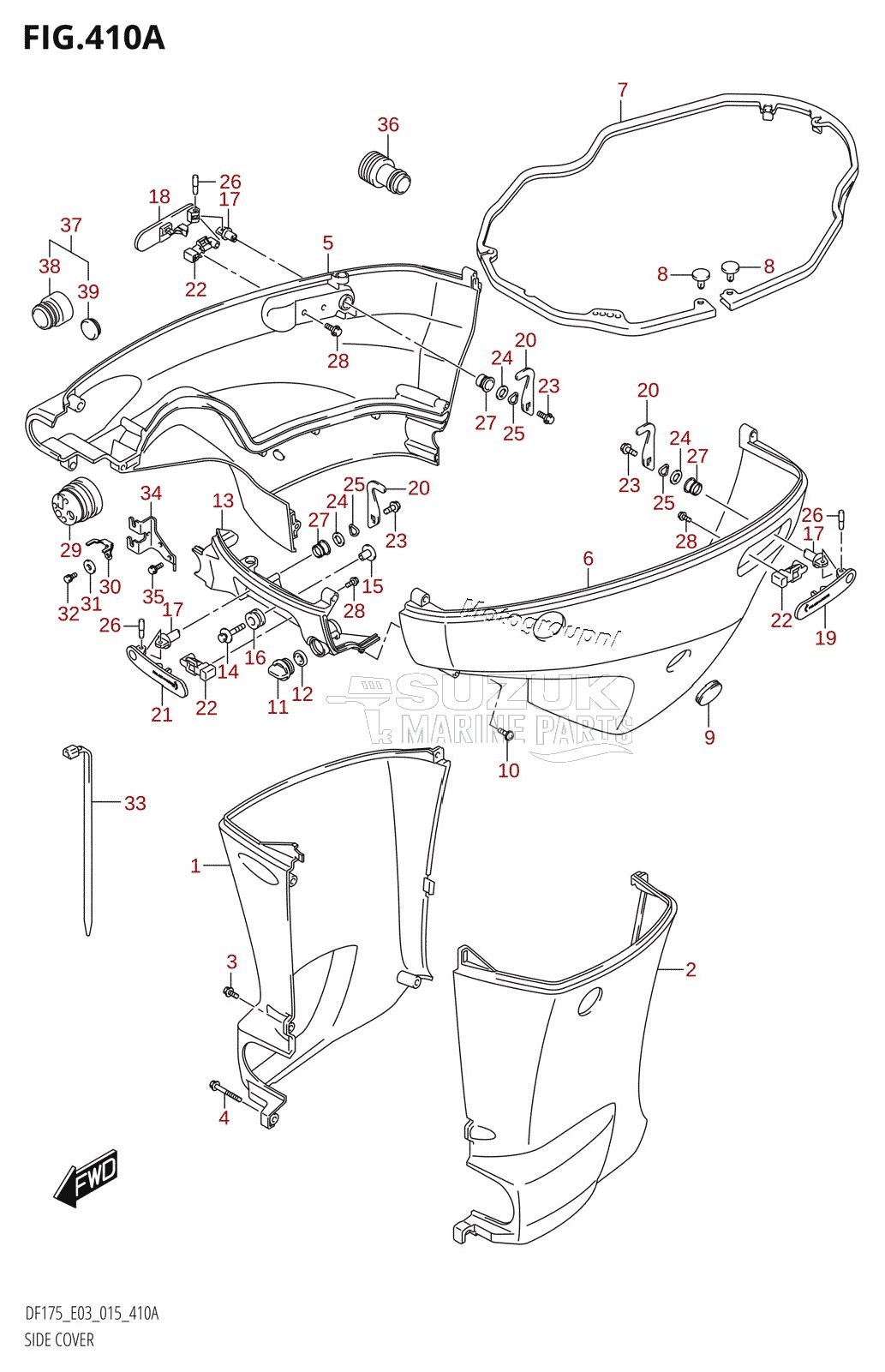 SIDE COVER (DF150T:E03)