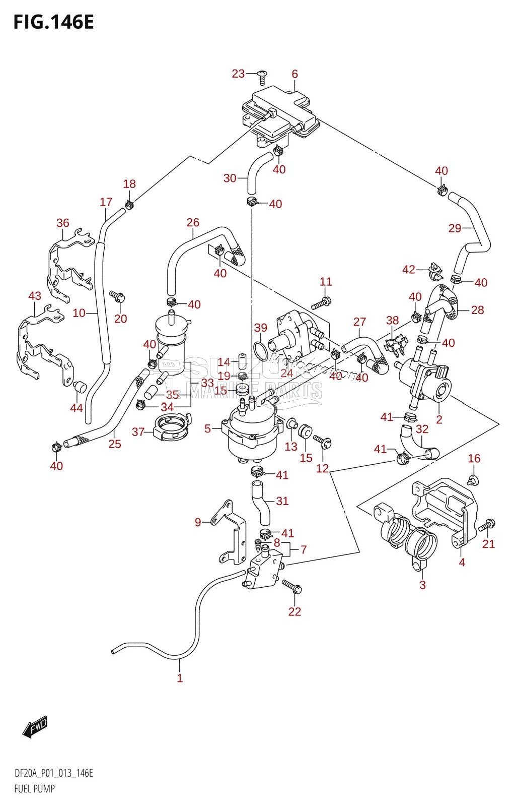 FUEL PUMP (DF20A:P01)