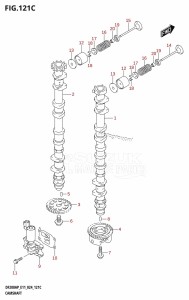 DF200AP From 20003P-440001 (E11 - E40)  2024 drawing CAMSHAFT (DF175AP)