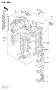 DF250 From 25003F-810001 (E03)  2018 drawing CYLINDER BLOCK