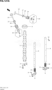 07001F-251001 (2002) 70hp E03-USA (DF70TK2) DF70 drawing CAMSHAFT