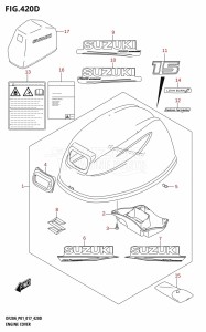 DF20A From 02002F-710001 (P01 P40)  2017 drawing ENGINE COVER (DF15A:P01)