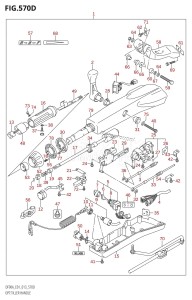 DF90A From 09003F-310001 (E01 E40)  2013 drawing OPT:TILLER HANDLE (DF80A:E40)