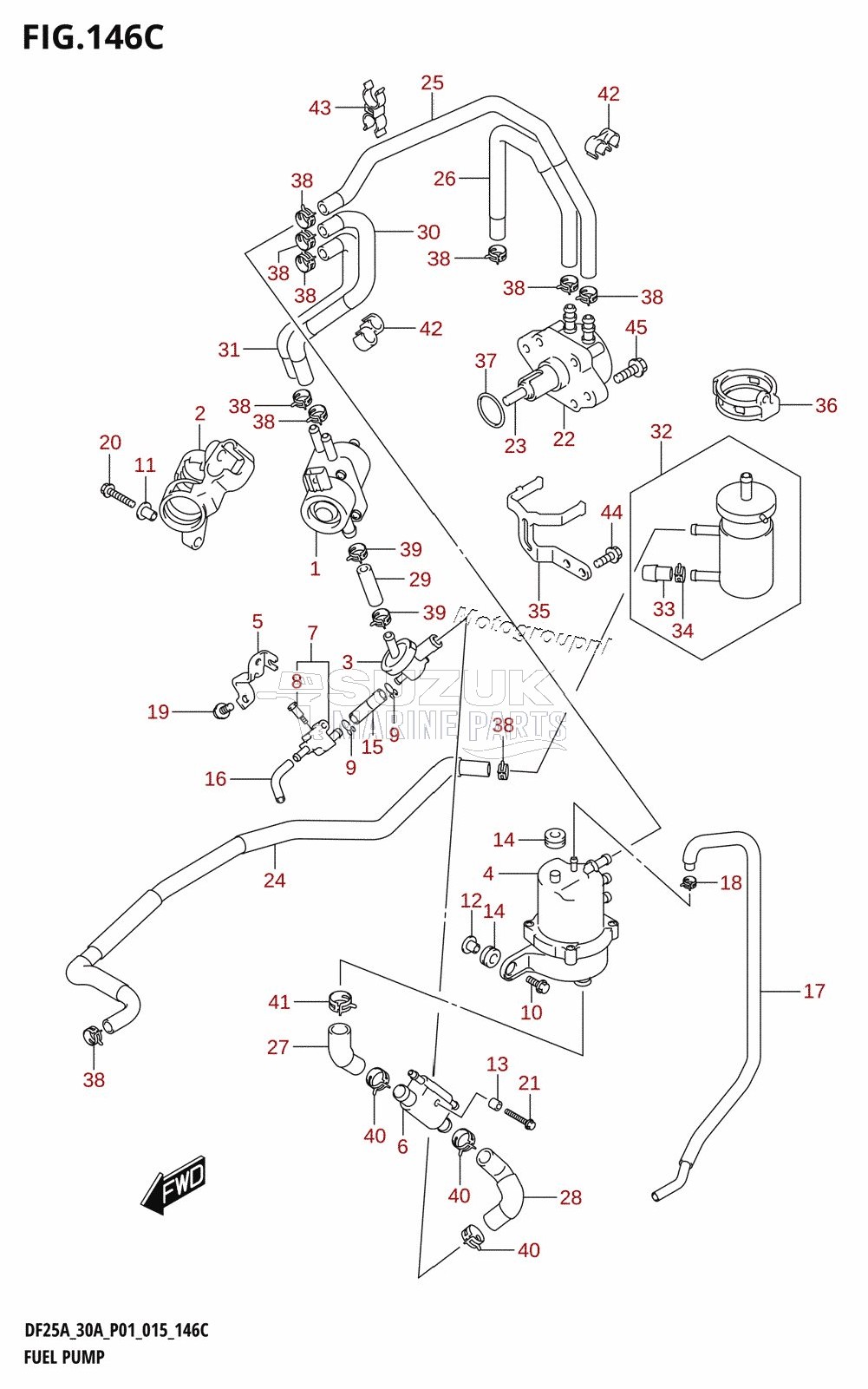 FUEL PUMP (DF25AT:P01)