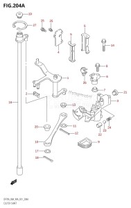 DF80A From 08001F-980001 (E01 E40)  2009 drawing CLUTCH SHAFT