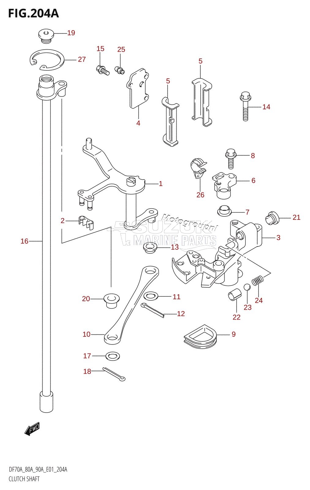 CLUTCH SHAFT