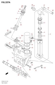 DF300 From 30002F-110001 (E03)  2011 drawing TRIM CYLINDER