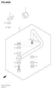 DF150 From 15001F-980001 (E03)  2009 drawing DRAG LINK