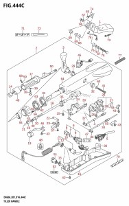 DF50A From 05003F-410001 (E01)  2014 drawing TILLER HANDLE (DF50ATH:E01)