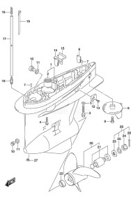 DF 200A drawing Gear Case