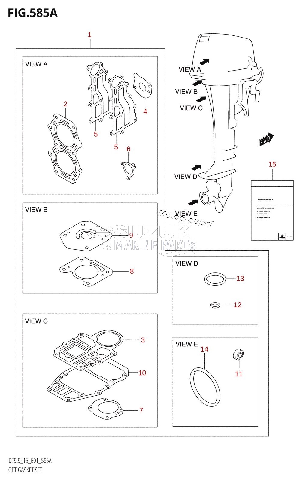 OPT:GASKET SET