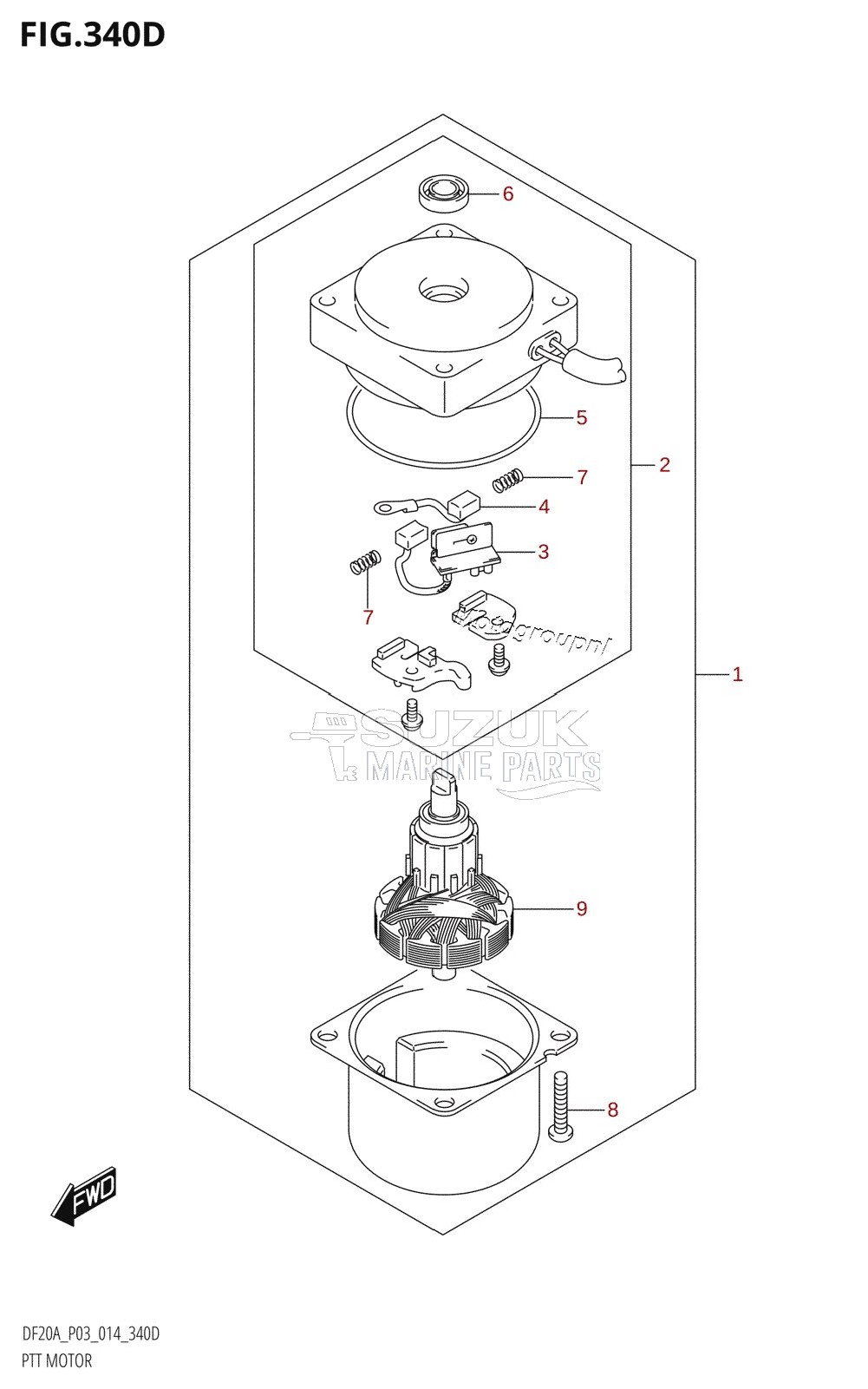 PTT MOTOR (DF20AT:P03)