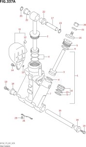 17501Z-780001 (2007) 175hp E01-Gen. Export 1 (DF175ZK7) DF175Z drawing TRIM CYLINDER