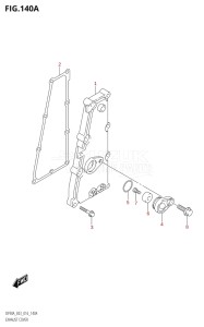 09003F-610001 (2016) 90hp E03-USA (DF90A) DF90A drawing EXHAUST COVER