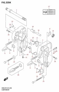 DF9.9B From 00995F-510001 (P01)  2015 drawing CLAMP BRACKET (DF20AT:P01)