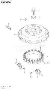 14003Z-510001 (2005) 140hp E03-USA (DF140AZ) DF140AZ drawing MAGNETO