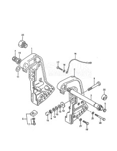 DT 75 drawing Clamp Bracket (1988 to 1994)