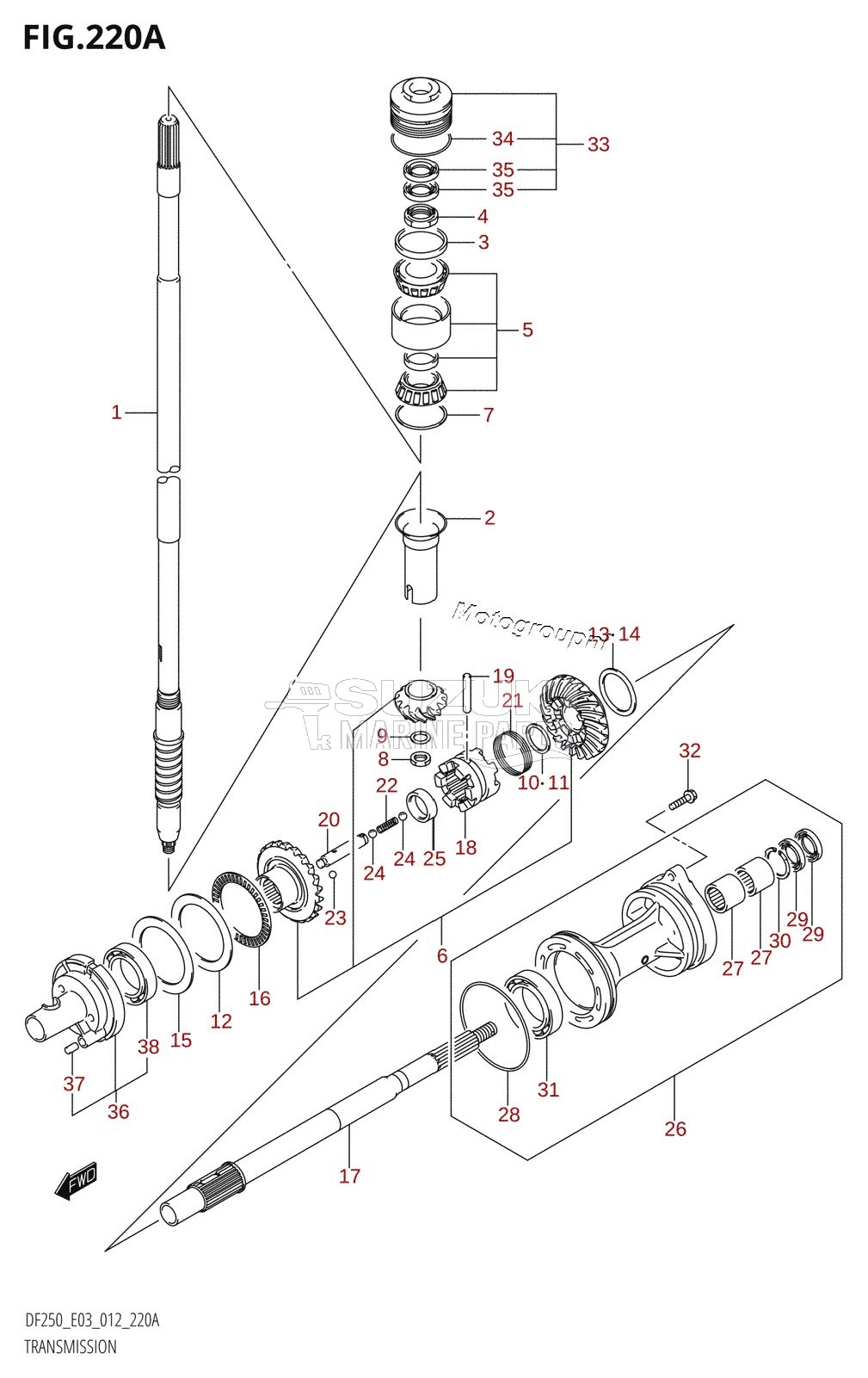 TRANSMISSION (DF200T:E03)