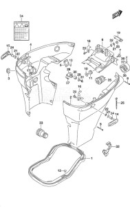 DF 115A drawing Side Cover SS Model