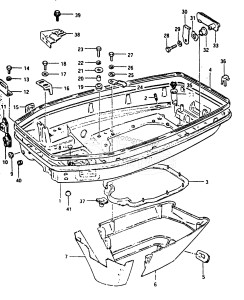 DT50 From 05001k-701715 ()  1987 drawing LOWER COVER