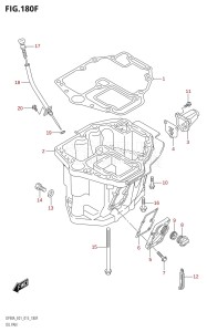 DF80A From 08002F-510001 (E03)  2015 drawing OIL PAN (DF80A:E40)