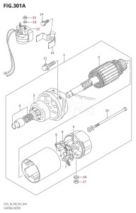 DT30 From 03005-410001 ()  2014 drawing STARTING MOTOR (DT30:P40)