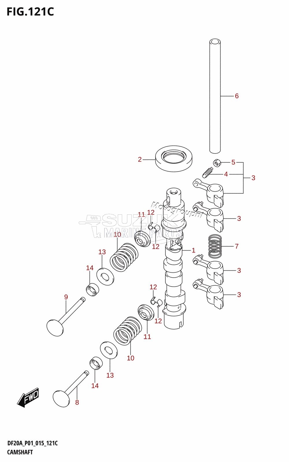 CAMSHAFT (DF9.9BT:P01)