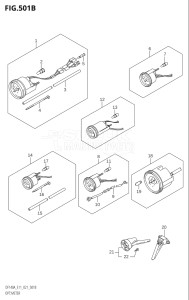 11503F-040001 (2020) 115hp E11 E40-Gen. Export 1-and 2 (DF115AT  DF115AT) DF115A drawing OPT:METER (E11)