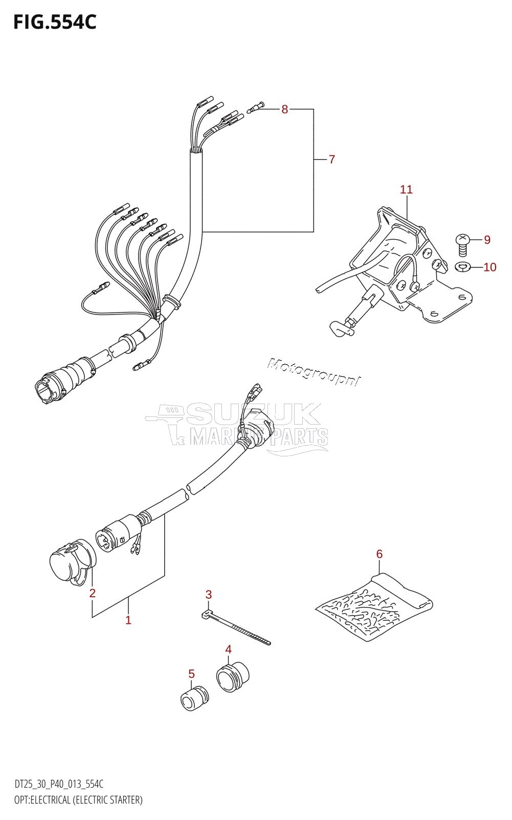 OPT:ELECTRICAL (ELECTRIC STARTER) (DT30R:P40)