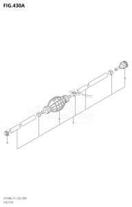 DF115BG From 11505F-240001 (E40)  2022 drawing FUEL HOSE