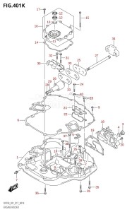 DF250Z From 25003Z-710001 (E40)  2017 drawing ENGINE HOLDER (DF250T:E40)