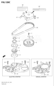 00994F-310001 (2013) 9.9hp P01-Gen. Export 1 (DF9.9A  DF9.9AR) DF9.9A drawing TIMING BELT (DF9.9A:P01)